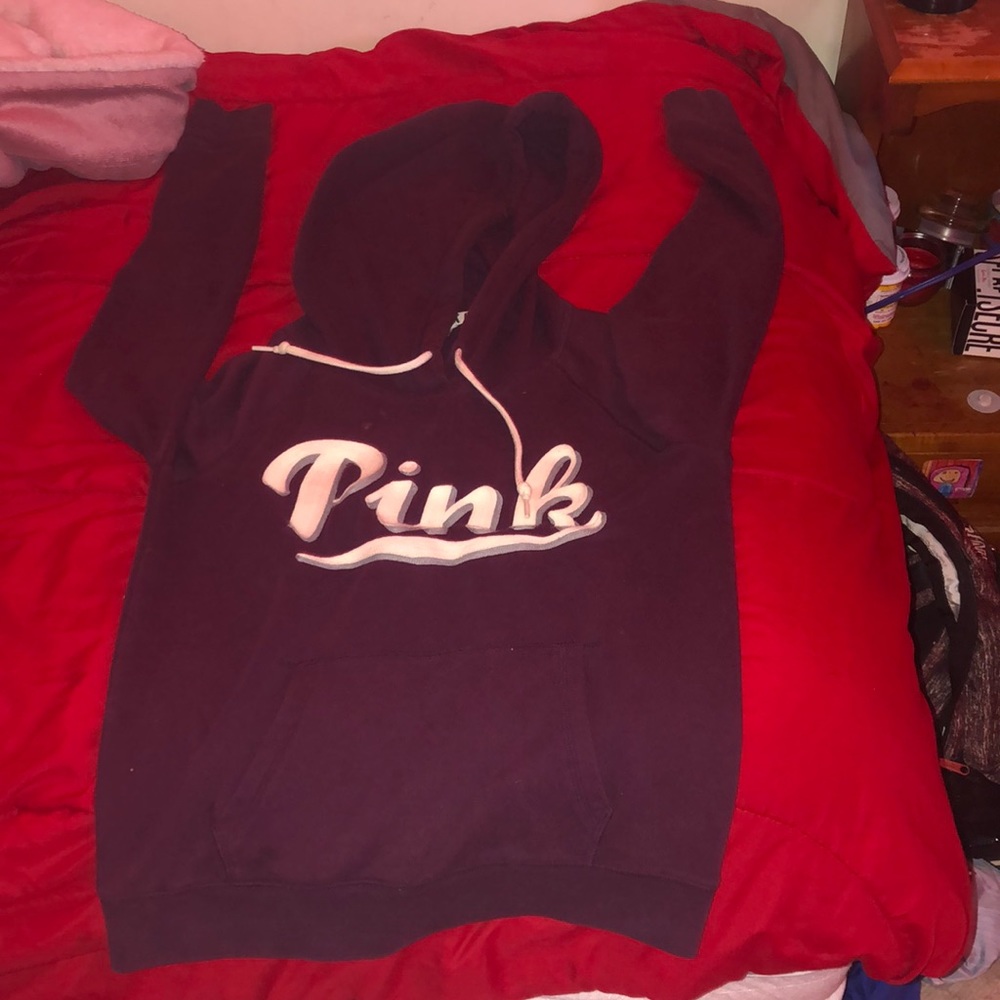 purple pink brand hoodie